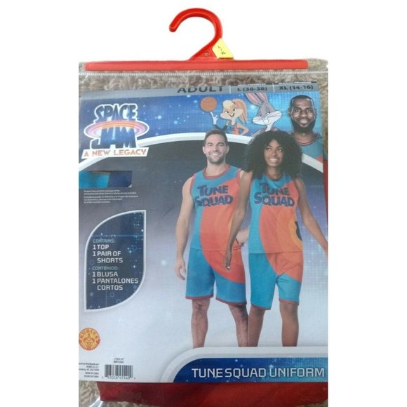 Space Jam Tune Squad Uniform Halloween Costume Adult Men Size S Jersey Short - Picture 8 of 9